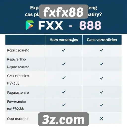 Comparação entre fxfx88 e concorrentes